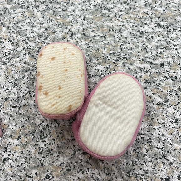 Retired American Girl Pink Julie’s Pajama Bottoms and slippers. - Picture 3 of 6